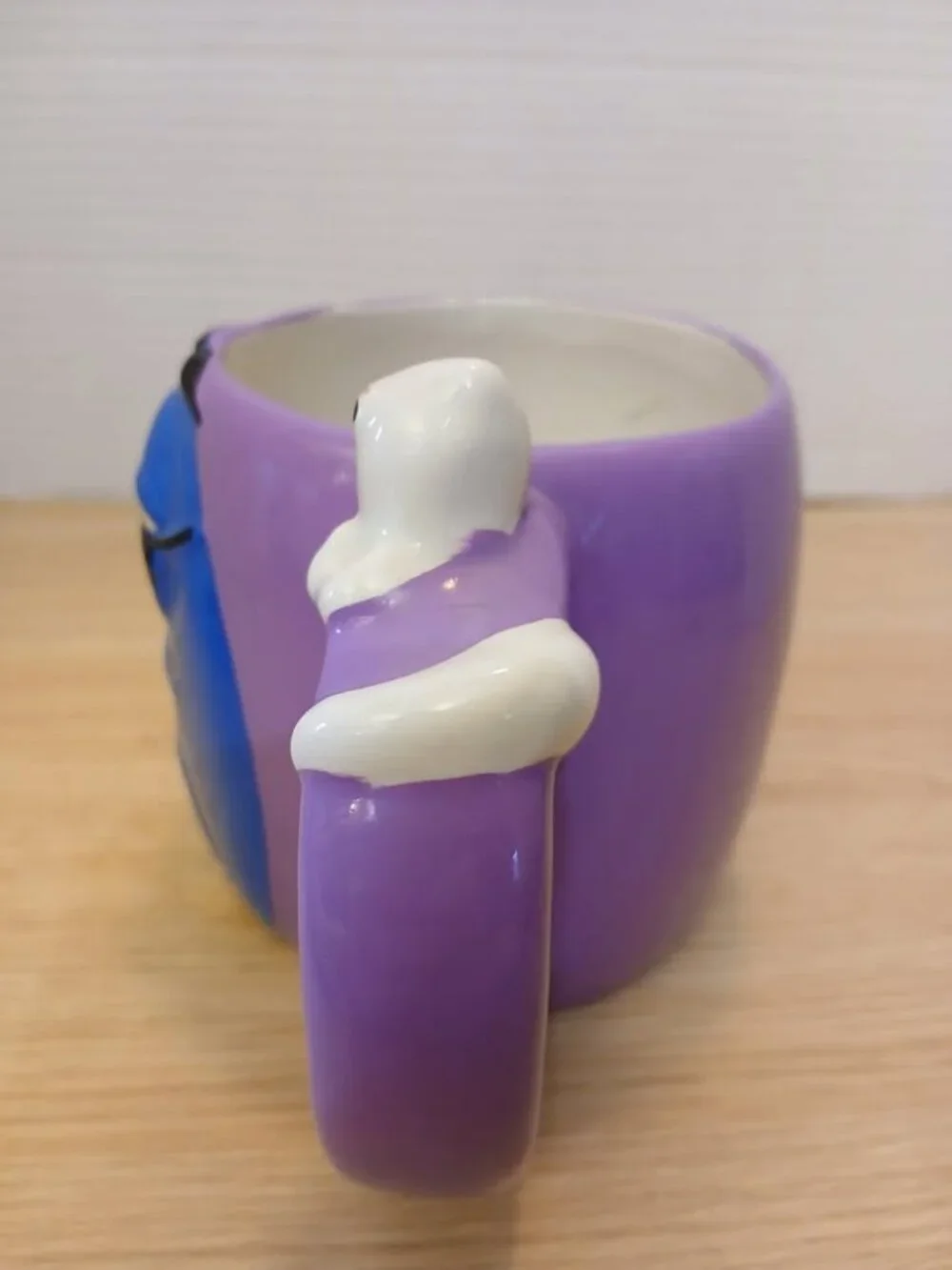 M&M Candies Halloween Ghost Blue Purper Ceramic 16 oz Mug Cup